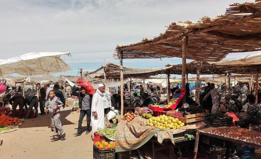 Visiting the souk